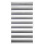 Store Enrouleur Double Khome Klemmfix Madrid - Dégradé de Gris, 45x200 cm