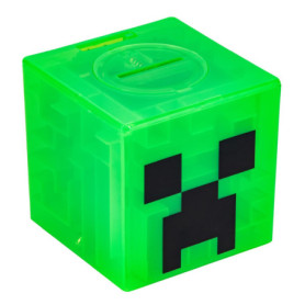 Coffre-Fort Labyrinthe Creeper Minecraft - Cadeau Collectible avec Stickers Décoratifs