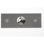 Bouton de Sonnette en Laiton Chromé Huber - Design Élégant et Résistant