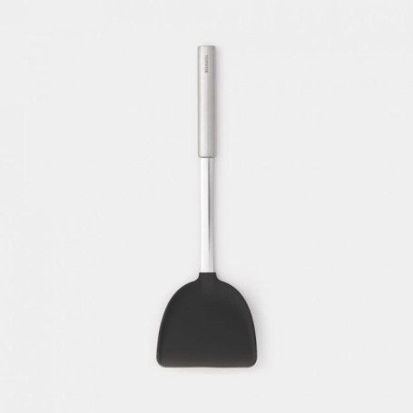 Spatule en Silicone Brabantia pour Wok - Acier Inoxydable et Résistante à la Chaleur