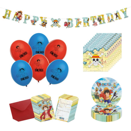 Kit de Fête One Piece pour Enfants - Décoration d'Anniversaire Complète
