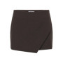 Jupe-Short Enveloppante Yasmine en Chocolat - ONLY