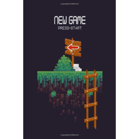 Carnet de Notes Gamer - New Game 108 Pages Lignées