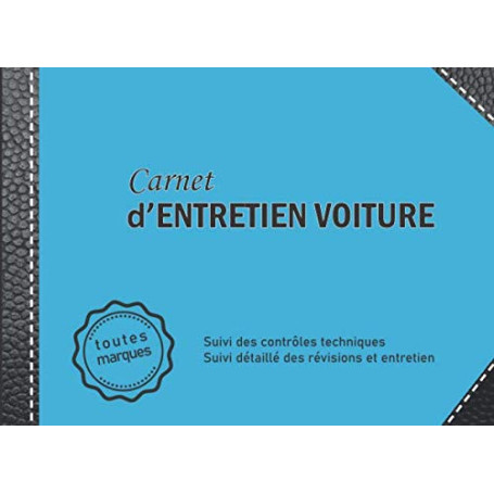 Carnet d'Entretien Automobile - Suivi Complet pour Tous Véhicules