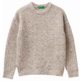 Pull en Maille Gris pour Enfants - United Colors of Benetton
