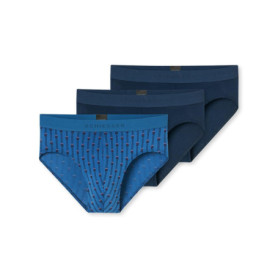 Lot de 3 slips en coton bio pour homme - Schiesser