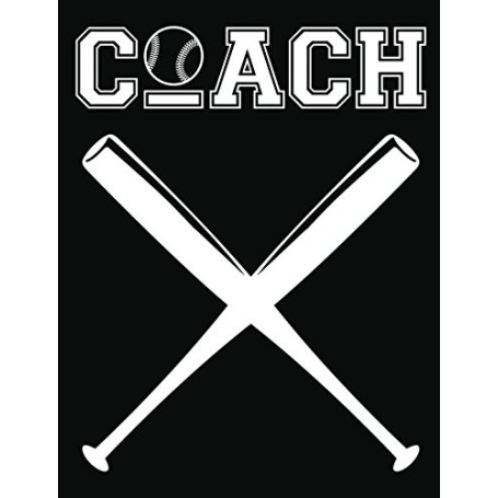 Carnet d'entraînement de baseball pour entraîneurs - 108 pages avec diagrammes de terrain