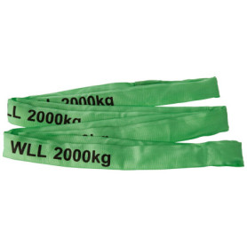 Câble de traction Braun 2000 kg en polyester vert - 4 m