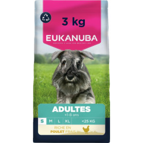 Eukanuba Life Care Croquettes pour Chien Adulte Petite Race - Riche en Poulet - 3 kg