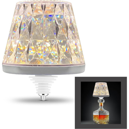 Lampe Bouteille LED REV Lamprusco Cristal - Tactile et Dimmable pour Intérieur et Extérieur