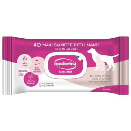 Lingettes Nettoyantes Lait et Vanille pour Chiens et Chats - Lot de 12 Paquets