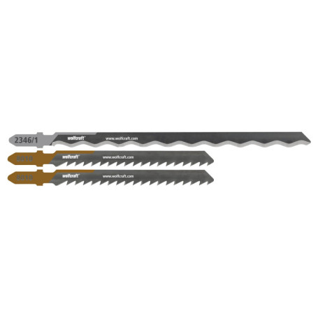 Set de 3 Lames de Scie Sauteuse Wolfcraft pour Isolation