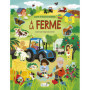 À la ferme : Livre d'autocollants illustré pour enfants