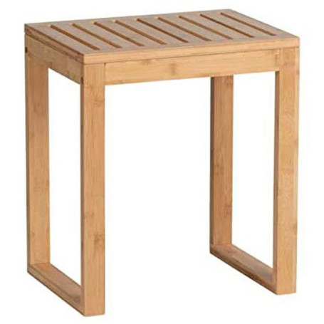 Tabouret Multifonction en Bambou WENKO - Design Naturel pour Salle de Bain