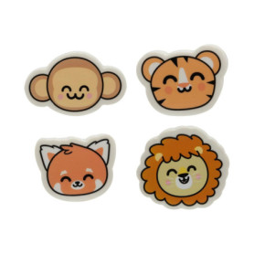 Set de 4 gommes parfumées à la fraise - Mr. Wonderful