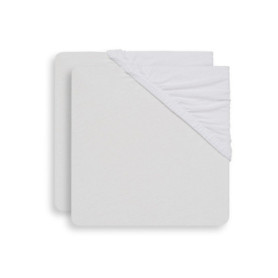 Lot de 2 Draps Housses Jersey 75x95 cm pour Tapis de Parc - Jollein