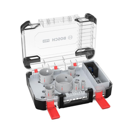 Bosch Kit de 9 Scies Cloches Pro Multi Material avec Étui Transparent
