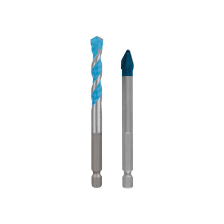 Bosch Professional Lot de 2 Forets EXPERT HEX-9 pour Multi Matériaux