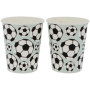 Gobelets en carton Fantastic Football - Lot de 8 - 250 ml - Décoration anniversaire