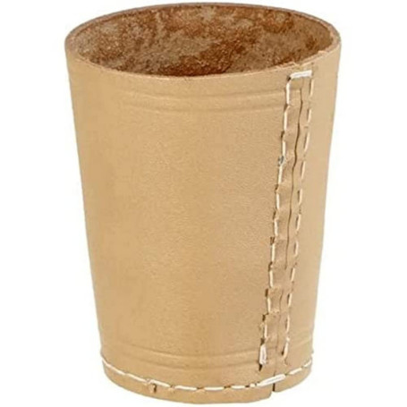 Cornet à Dés en Cuir Piatnik - Jeu de Société Familial