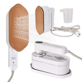Défroisseur Vapeur Portable Colexy - Fer à Repasser de Voyage avec Base Anti-Brûlure
