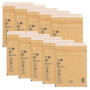 ÖKI Lot de 10 Enveloppes Rembourrées B5 avec Bande Adhésive - Marron