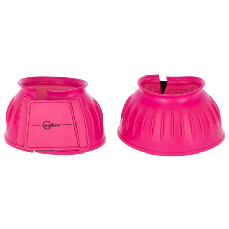 Cloches de Protection en Caoutchouc pour Sabots de Chevaux - Paire Rose
