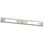 Loquet d'angle en métal Alpertec pour porte d'entrée - 190 mm Argenté