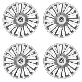 Enjoliveurs de Roue Volkswagen Passat B9 - 16 Pouces en Acier Argent Brillant