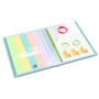 Classeur Oxford Urban A4 avec 40 Pochettes Transparentes - Bleu Pastel
