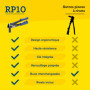 Kit Riveteuse Manuelle Rapid RP10 avec 100 Rivets en Aluminium
