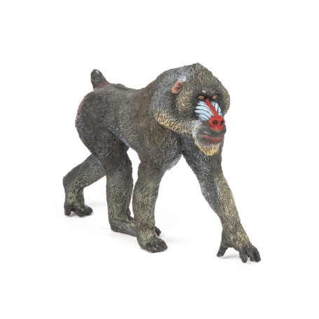 Figurine Mandrill Papo - Primate Coloré et Durable