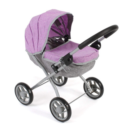Poussette de Poupée Lilli - Bayer Chic 2000, Mélange Violet pour Jeunes Mamans