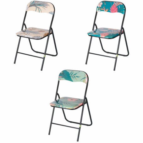 Lot de 6 Chaises Pliantes Décoratives Este - Pratiques et Peu Encombrantes