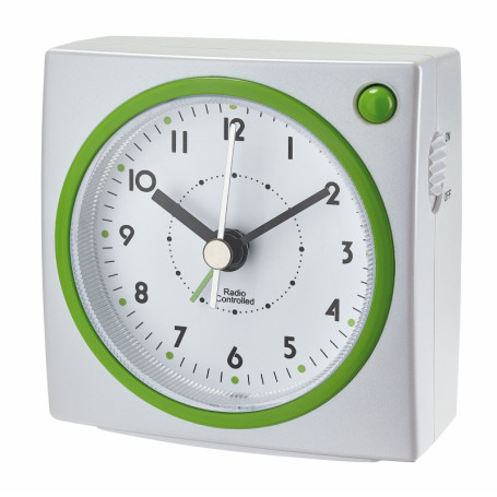 Réveil Radio TFA Dostmann avec Fonction Snooze - Vert/Blanc