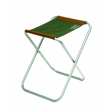 Tabouret Pliable Robuste Marron et Vert - Charge 90 kg