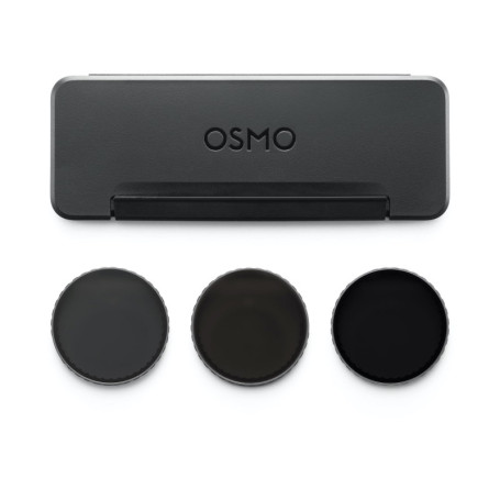 Jeu de Filtres ND pour Osmo Action 6 - ND8, ND16, ND32 avec Étui