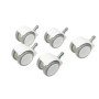 Lot de 5 Roulettes Topstar pour Chaises de Bureau sur Sol Dur - 50 mm