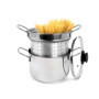 Cuiseur à Pâtes Inox Royal Norfolk avec Couvercle - 20 cm