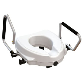 Rehausseur WC Anatomique Primo avec Accoudoirs - Confort et Sécurité