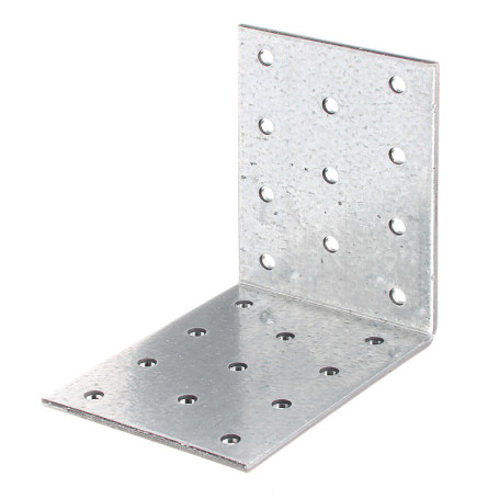 Équerre de Panneau Perforé Alberts - Kit de 50 Pièces en Acier Galvanisé