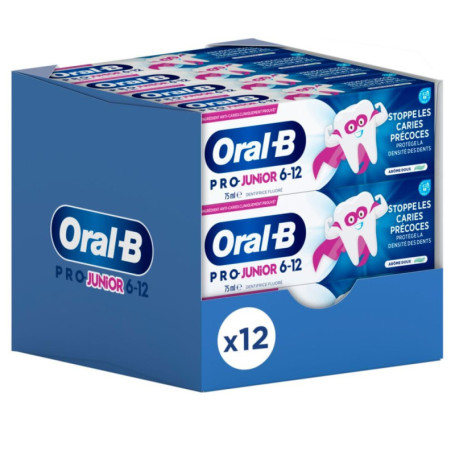 Dentifrice Oral-B Pro Junior pour Enfants 6-12 Ans - 75 ml