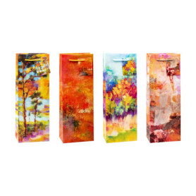 Lot de 12 Sacs Cadeaux en Toile pour Bouteilles - K3T Art on Canvas