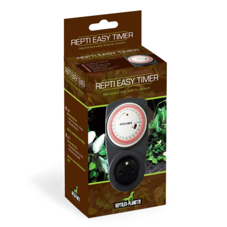 Minuterie Mécanique Repti Easy Timer pour Éclairage et Chauffage