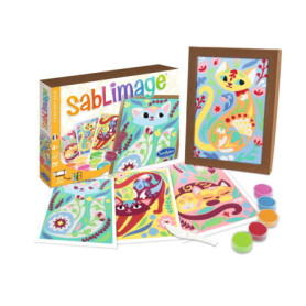 Sablimage Chats Romantiques - Kit Créatif pour Enfants à partir de 4 Ans