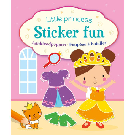 Little Princess Sticker Fun - Livre d'autocollants à habiller