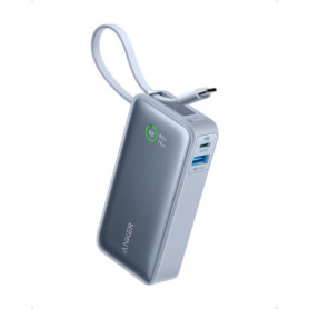 Batterie Externe Anker Nano 10000 mAh avec Câble USB-C Intégré - Charge Rapide 30W