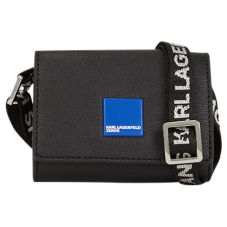 Portefeuille Bandoulière Femme Karl Lagerfeld Jeans - Noir avec Logo