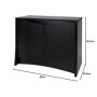 Armoire Deluxe Fluval pour Aquarium Flex 123 L - Noir Élégant
