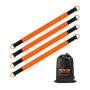 Sangle d'Arrimage d'Essieu VEVOR - Lot de 4, 5,08x97,5 cm, Charge 1814 kg
